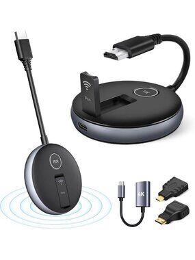 Wireless HDMI Extender Kit - Plug & Play, Stream to Multiple TVs, 165FT Range